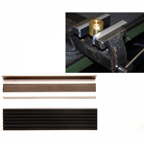 BGS 3044 Schraubstock-Schutzbacken | Aluminium | Breite 125 mm | 2-tlg.