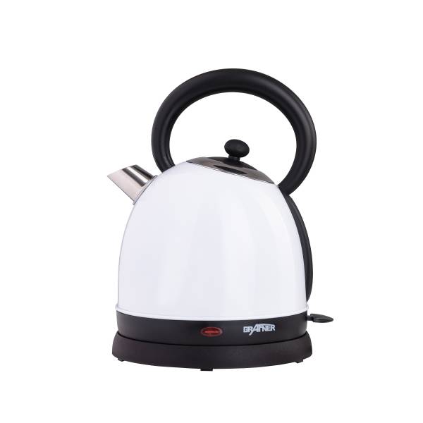 Grafner Retro-Wasserkocher 1,8 Liter | 2200 Watt | weiß | WK10862