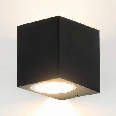 Grafner Aluminium-Wandlampe 37SQWB black WL10310