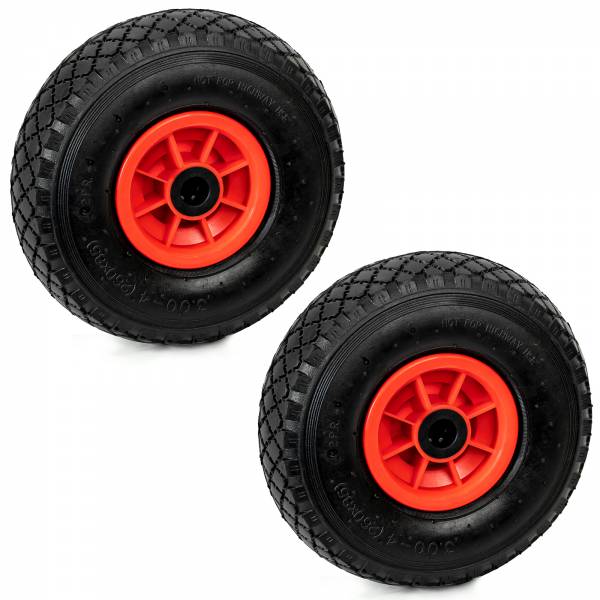 2er Bundle Grafner FlatFree Sackkarren/Bollerwagenrad 3.00-4PU (2 x 16830)
