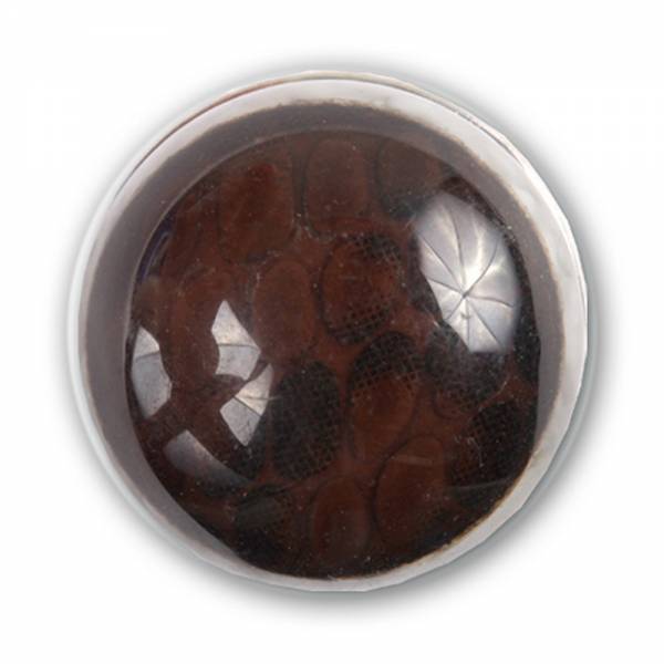 Druckknopf für Chunks-Armband glatt dunkel Muster