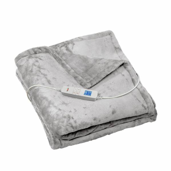 Grafner Wärmedecke Flanell Fleece 180 x 130 cm WD10964 hellgrau