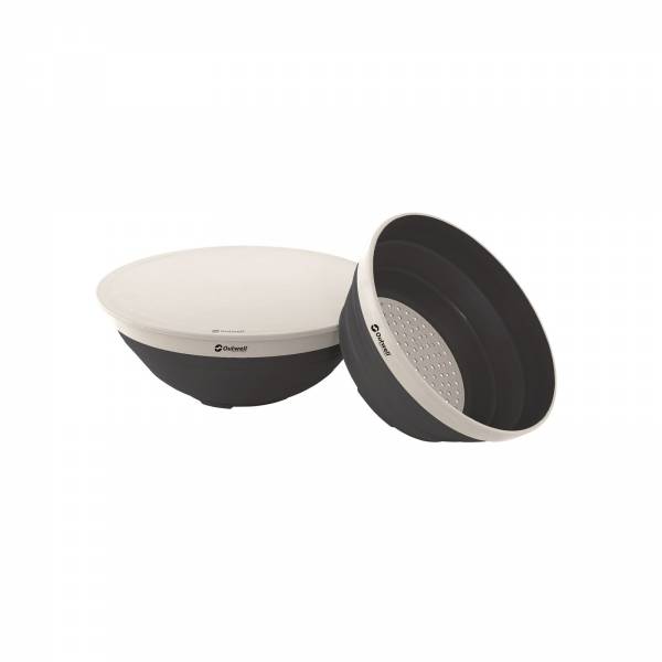Outwell faltbares Schüssel- und Siebset Collaps Bowl & Colander Set Navy Night 650953