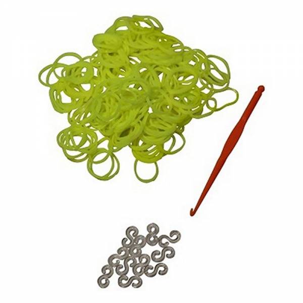 Loom-Band Set 200 gelb