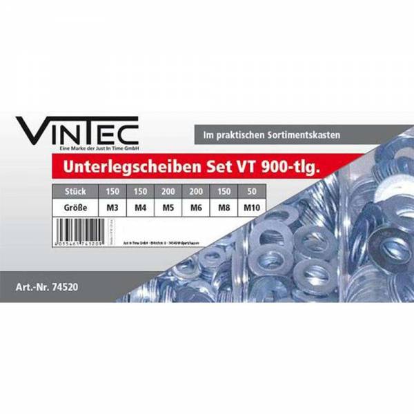 Vintec Unterlegscheiben Set 900tlg M3-M10