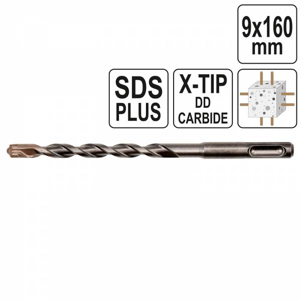YATO Profi SDS-Plus Beton-Bohrer Premium 9x160mm YT-41939
