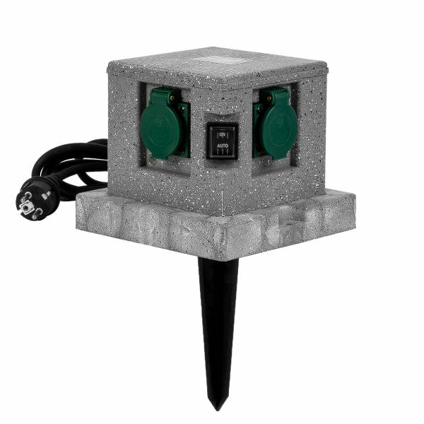 Grafner® Gartensteckdose IP44 AS10785