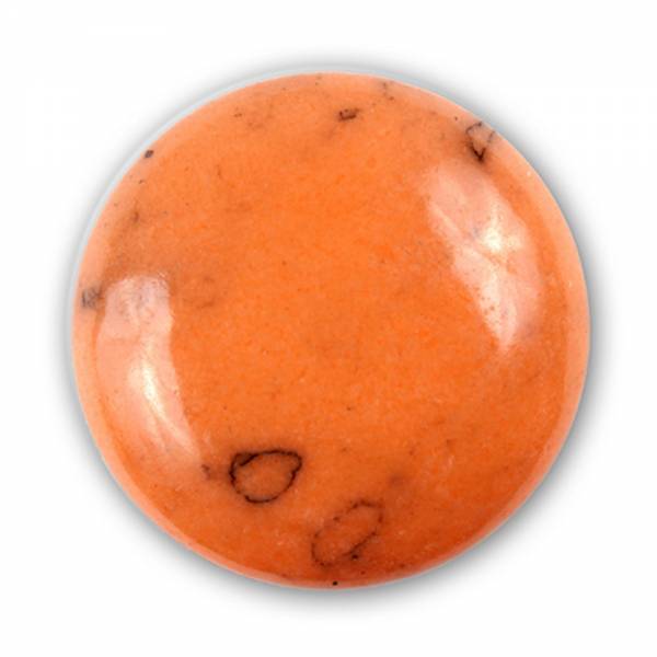 Druckknopf für Chunks-Armband glatt orange Muster