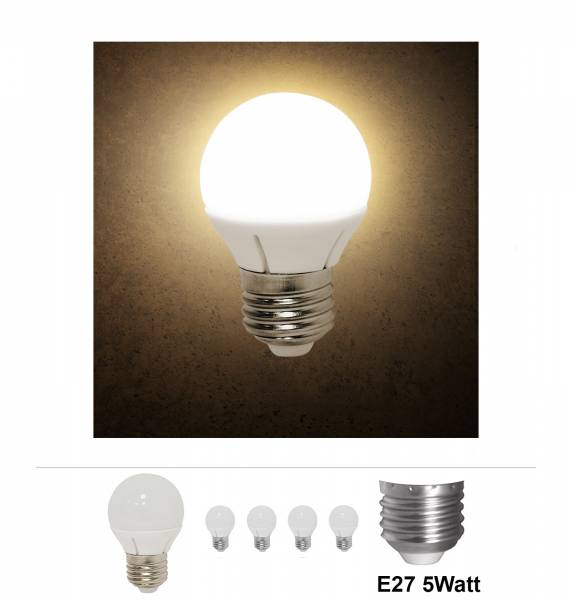 Bundle 4x Grafner LED Leuchtmittel 5W E27 3000K LM10258 (4x 15363)