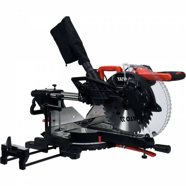 YATO Profi Kapp- und Gehrungssäge mit Laser | 1800 Watt | 305mm | 40T | 30mm | YT- 82175