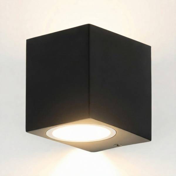 Grafner Aluminium-Wandlampe 37SQWB black WL10310