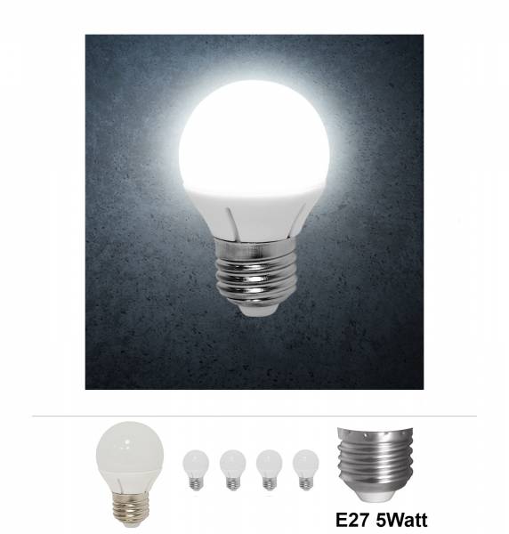 Bundle 4x Grafner LED Leuchtmittel 5W E27 6000K LM10268 (4x 15367)