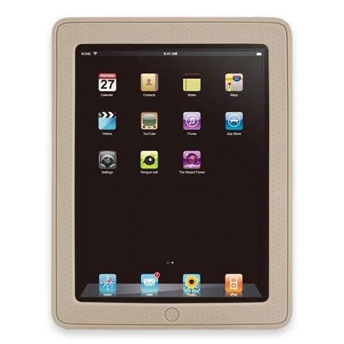 Apple iPad Schutzhülle Silikon Leder RaidSonic Bone für Apple iPad 1