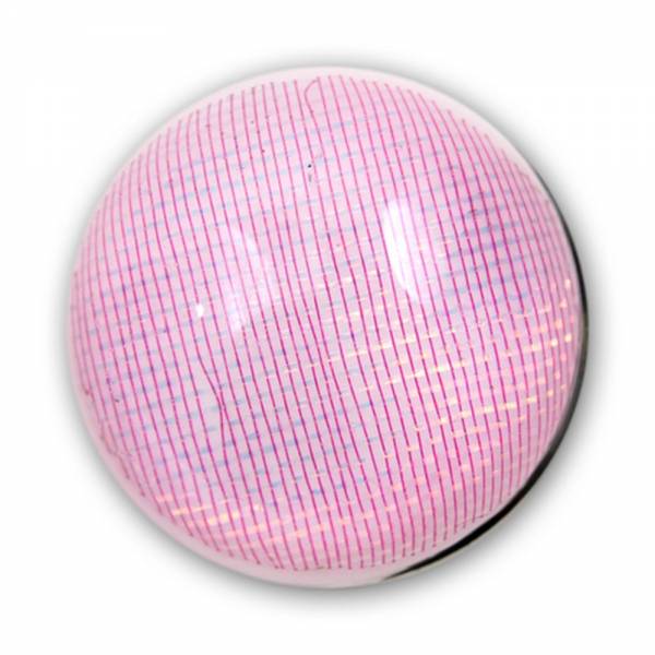 Druckknopf für Chunks-Armband glatt rosa kariert