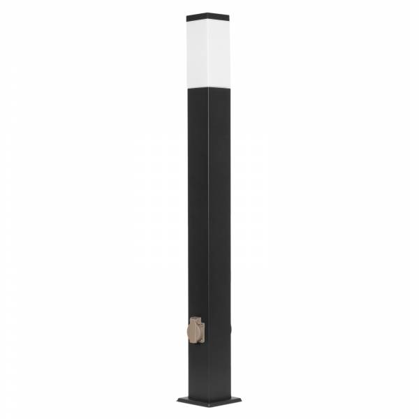 Grafner Wegleuchte/Standleuchte 100cm anthrazit Steckdose WL10799