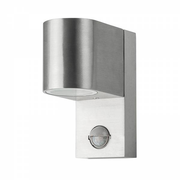 Grafner Aluminium-Wandlampe mit Bewegungsmelder 37WBPIR Polish WL10315
