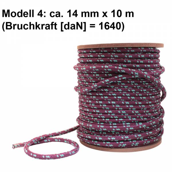 Polypropylenseil schwimmfähig 14mm x 10m 69508 lila-türkis