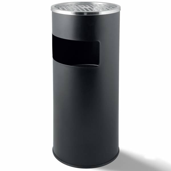 Grafner Standaschenbecher | Edelstahl | mit entnehmbarem Mülleimer | Höhe 60,5 cm | Ø 24,5 cm | AB11107