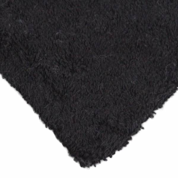 Waschhandschuh 16x21 cm schwarz 60248