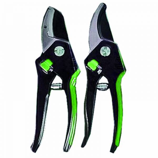 2er Set Gartenscheren Heckenschere Strauchschere