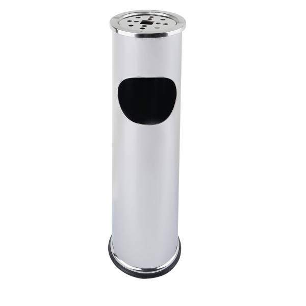 Grafner Standaschenbecher | Edelstahl | mit Mülleimer | Höhe 56 cm | Ø 15 cm | AB11106