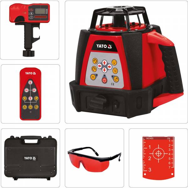 YATO Profi Rotationslaser selbstnivellierend YT-30430