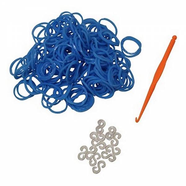 Loom-Band Set 200 hellblau