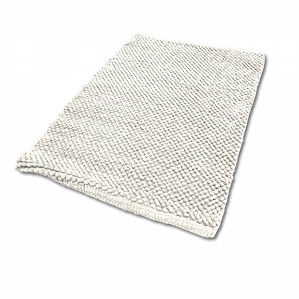 Badematte Kurzflor Popcorn 60x100 weiss 70199