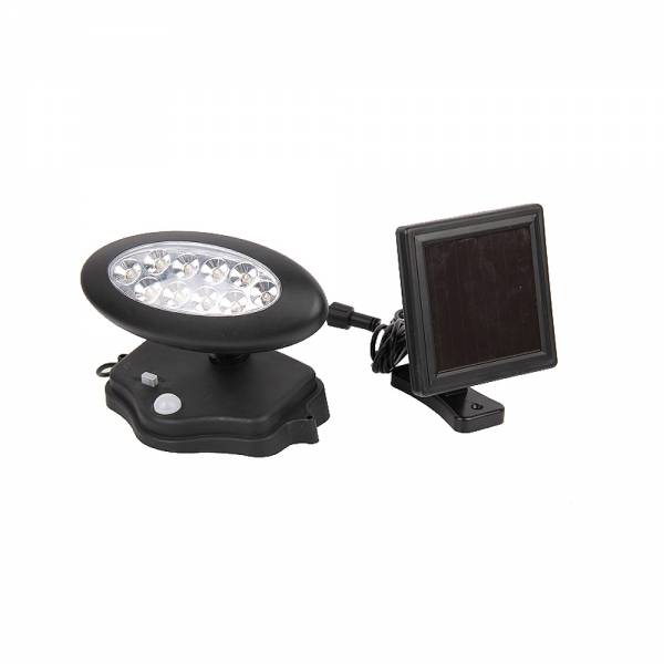 Grafner® LED Solar Wandlampe mit Bewegungsmelder Wandleuchte Solarstrahler