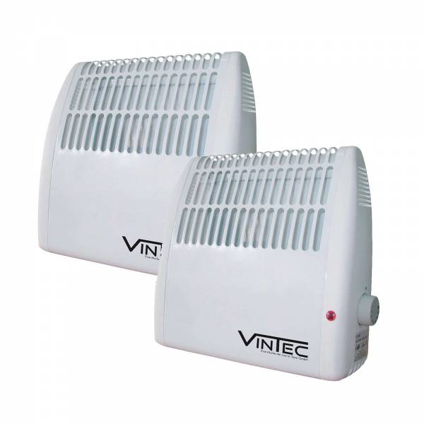 Sparpack 2 Vintec Frostwächter VT400 N Konvektor Heizgerät 400 Watt