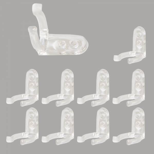 Bundle 10x Grafner Wandhalterung f. LED Lichtschlauch (10x 15987)