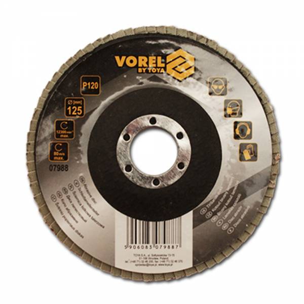 Bundle 5x Fächerscheibe 125mm P60 (5x 11307)